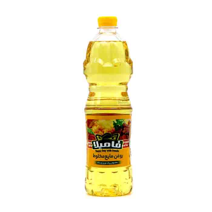 عکس اصلی روغن مایع مخلوط فامیلا مقدار 900 میلی لیتر